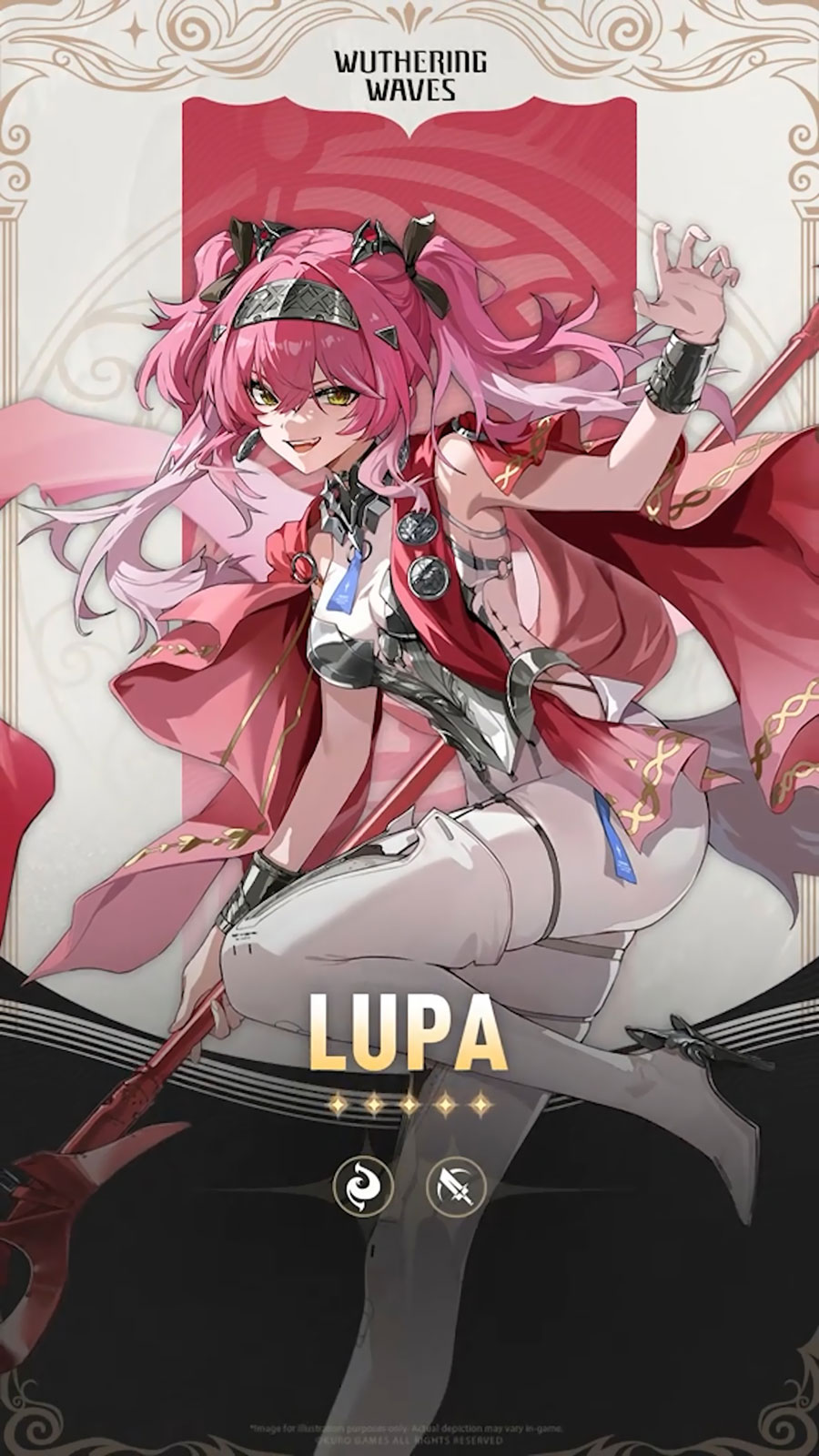 Lupa Card Art from Wuthering Waves