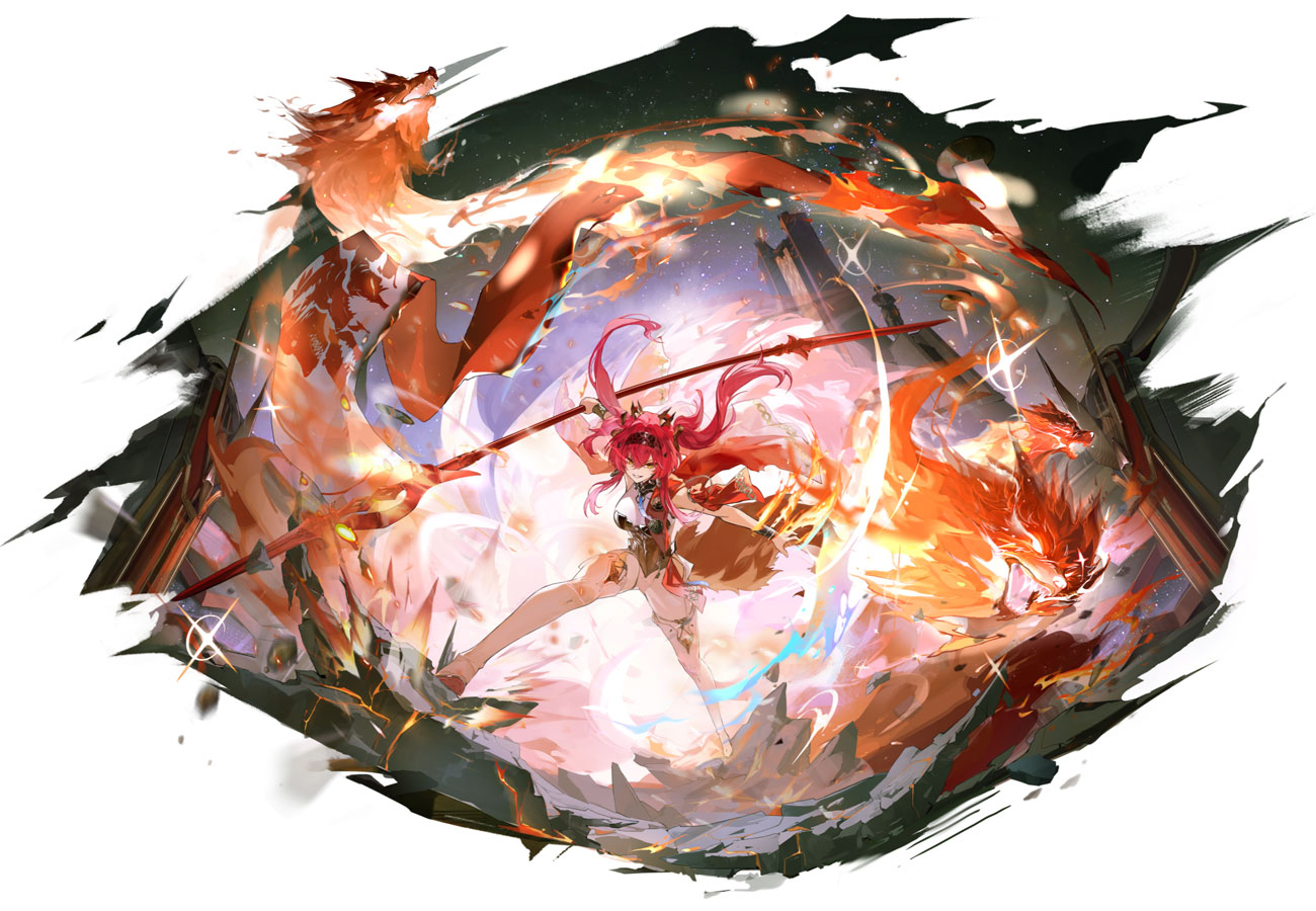 Lupa Splash Art from Wuthering Waves