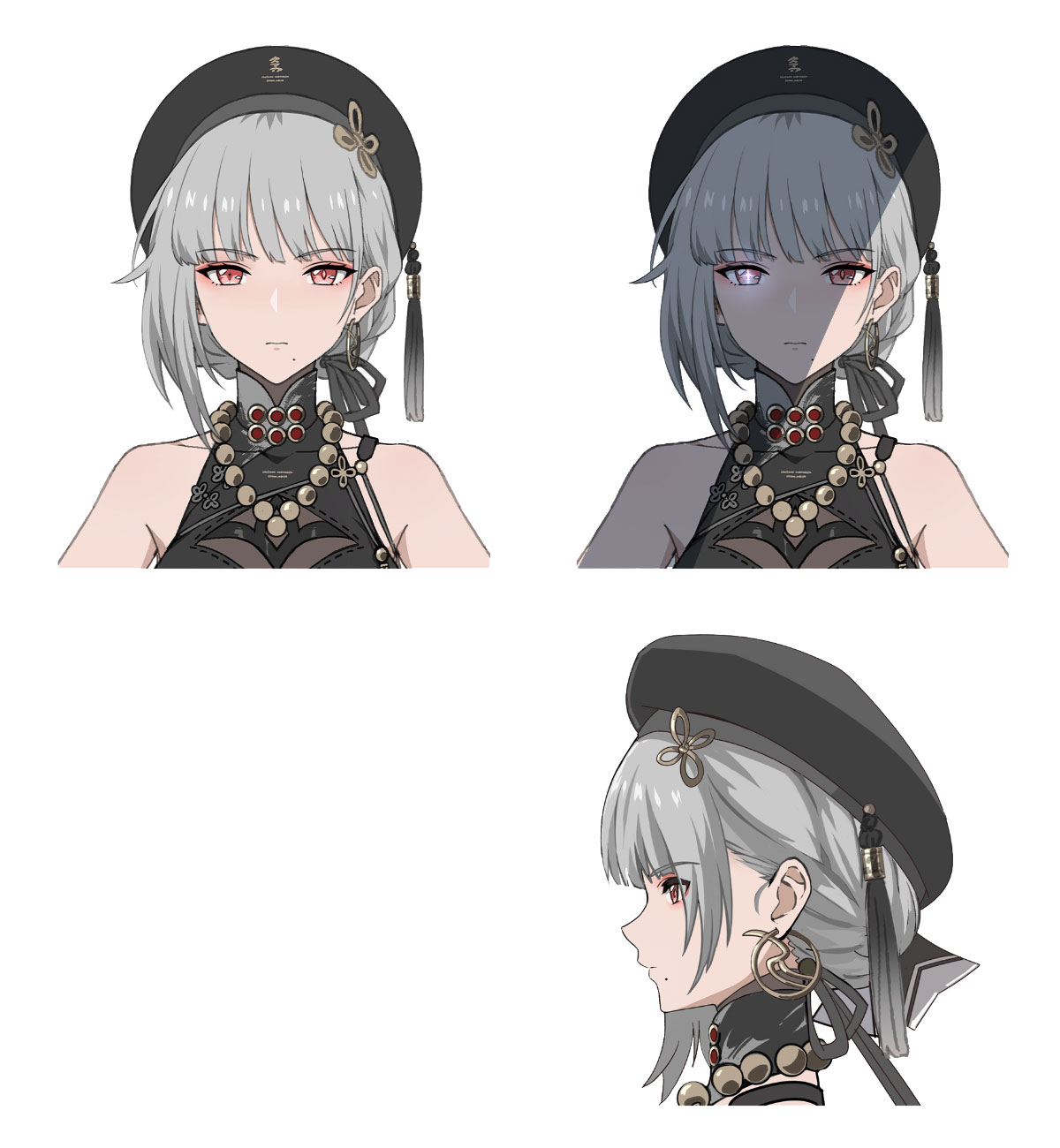 Sanhua Face Concept Art from Wuthering Waves