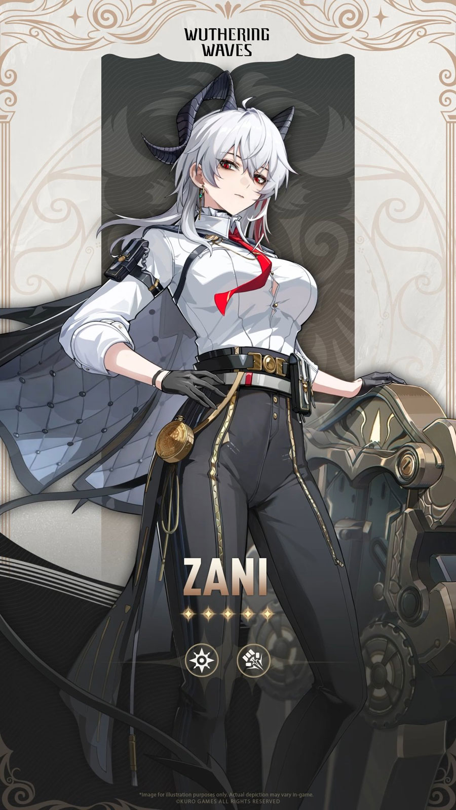 Zani Card Art from Wuthering Waves