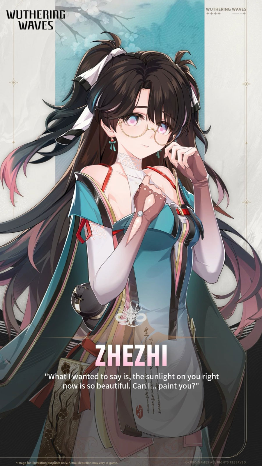 Zhezhi Card Art from Wuthering Waves