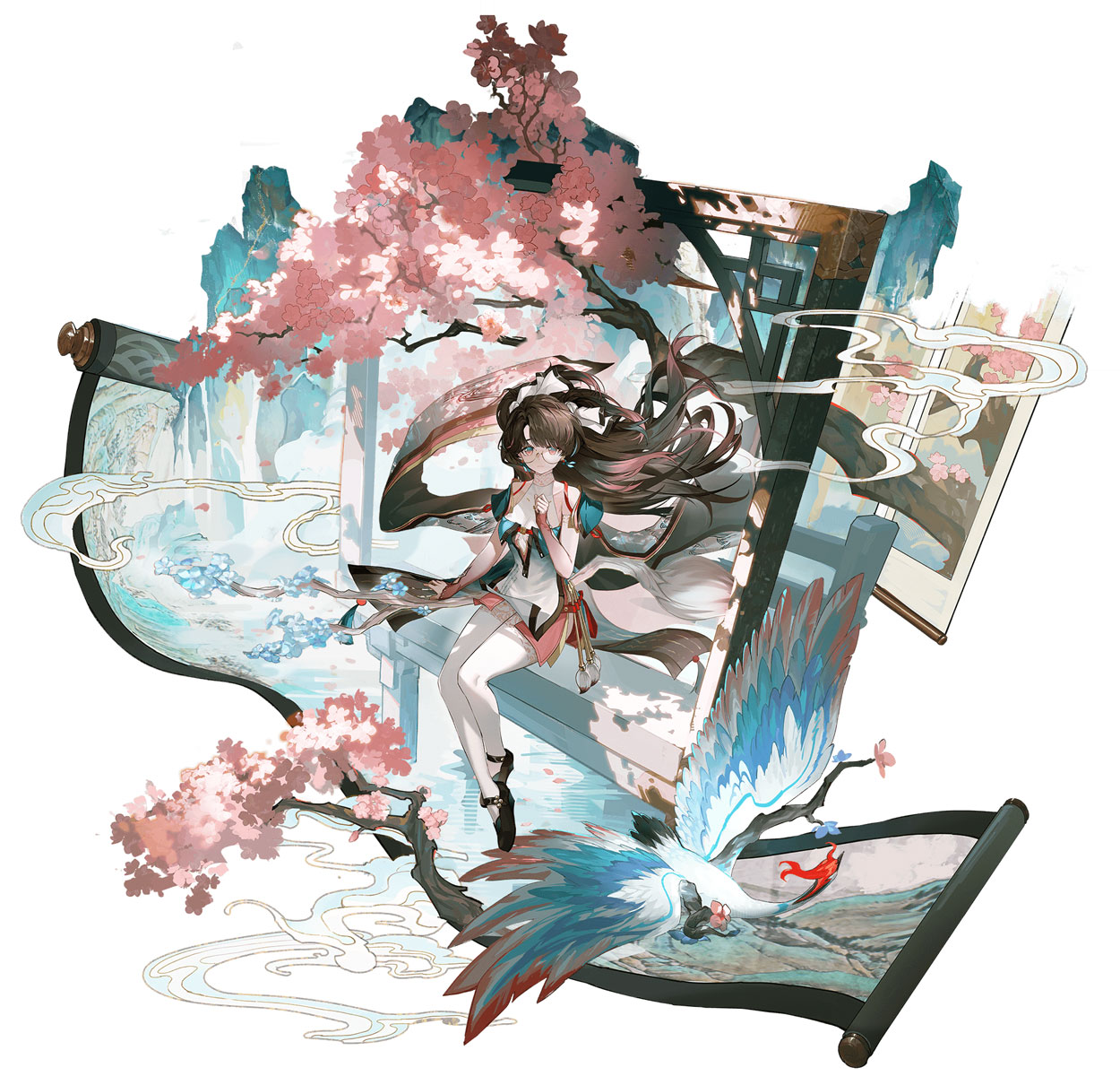 Zhezhi Splash Art from Wuthering Waves