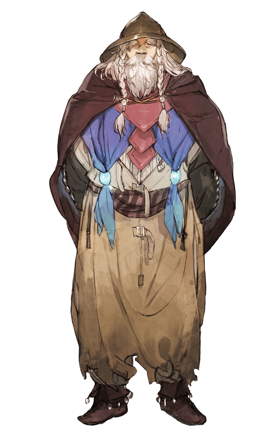 Nameless Old Man Art from Ys X: Nordics
