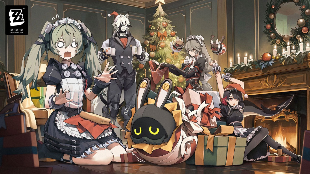 Christmas 2023 Art from Zenless Zone Zero