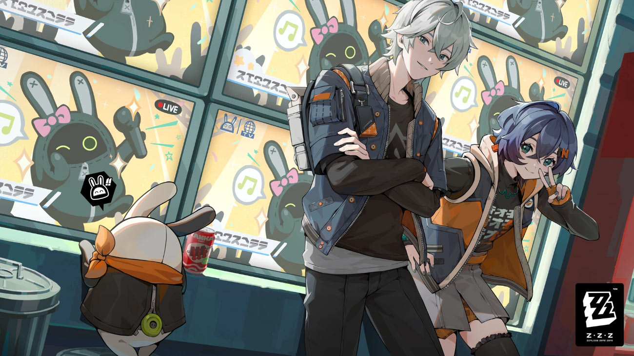 Eous, Wise, and Belle Art from Zenless Zone Zero
