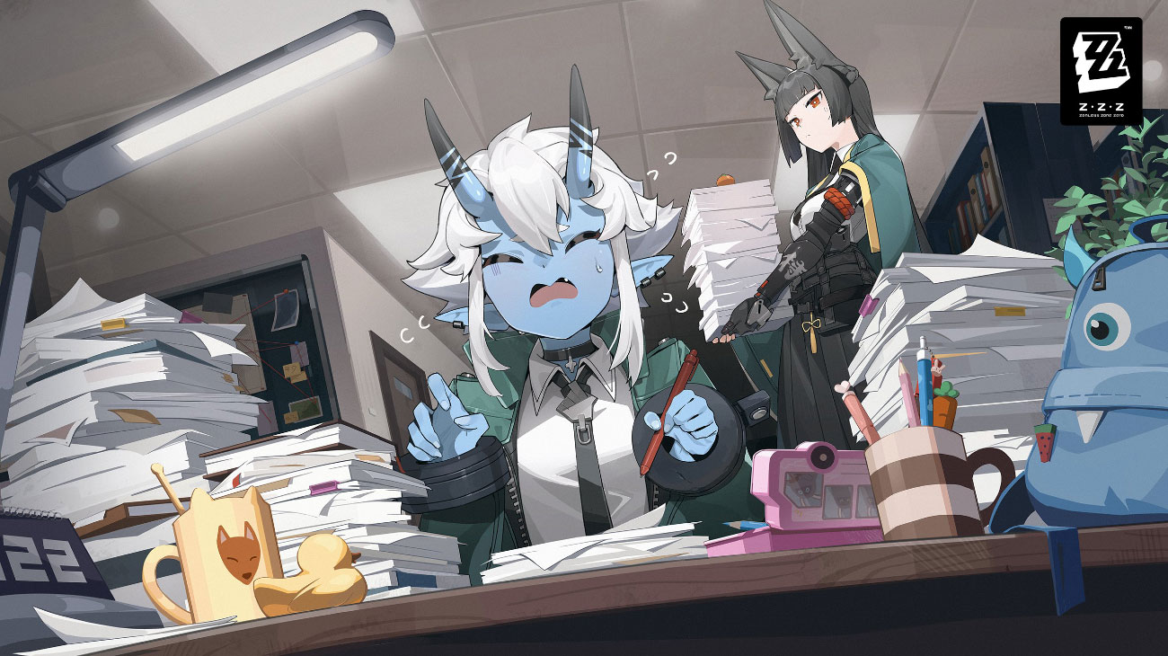 Faction: Section 6 Art from Zenless Zone Zero