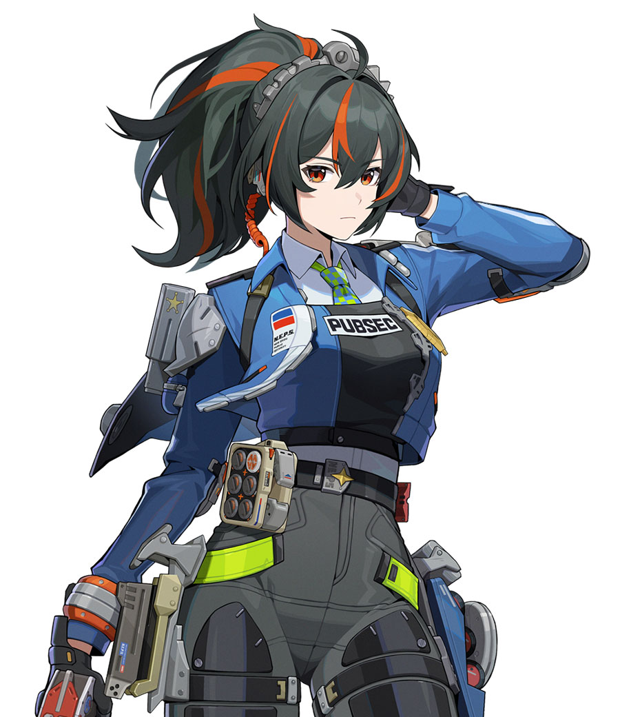 Zhu Yuan Art from Zenless Zone Zero