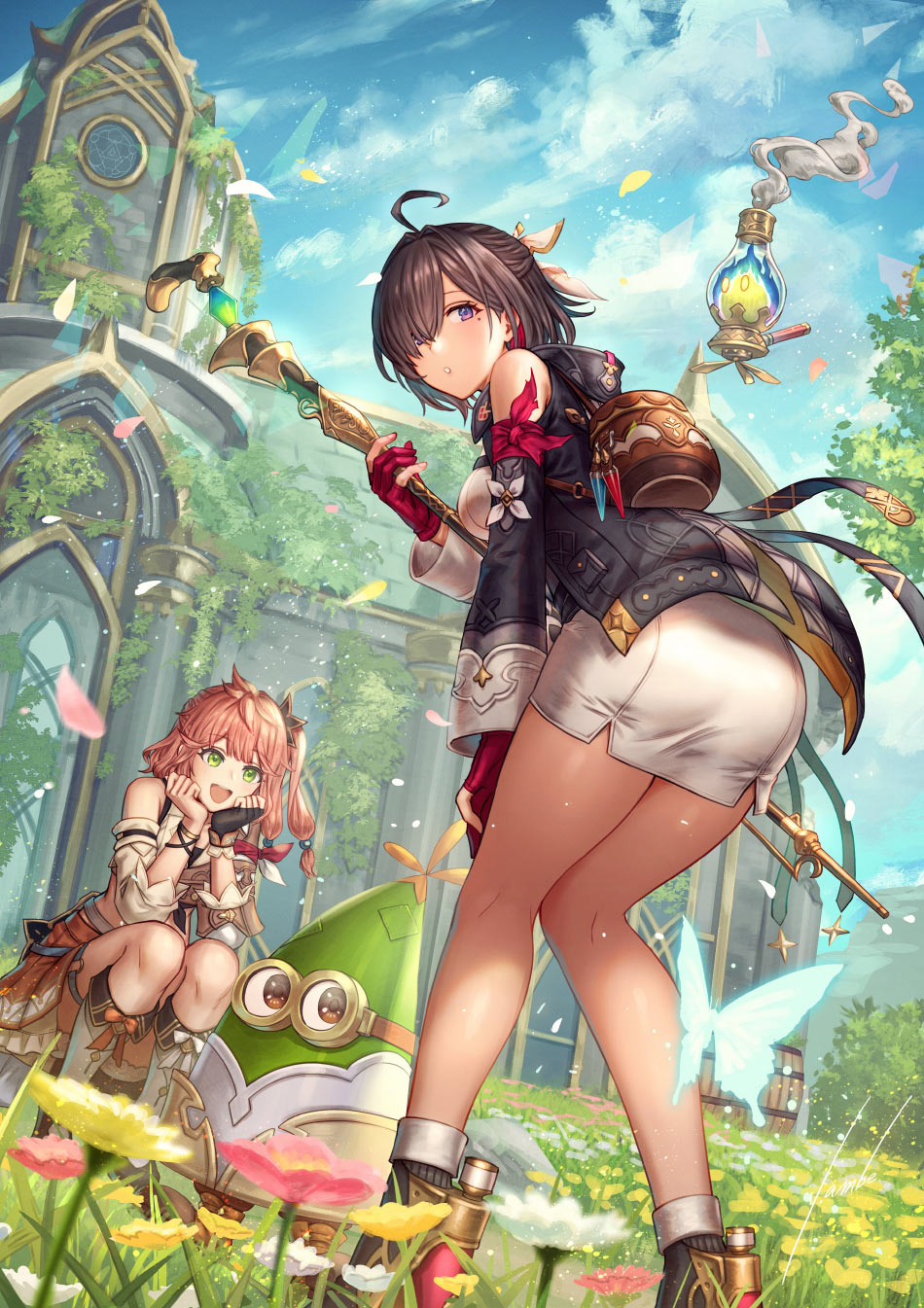 Launch Illustration by Yoshiro Ambe from Atelier Yumia: The Alchemist of Memories & the Envisioned Land