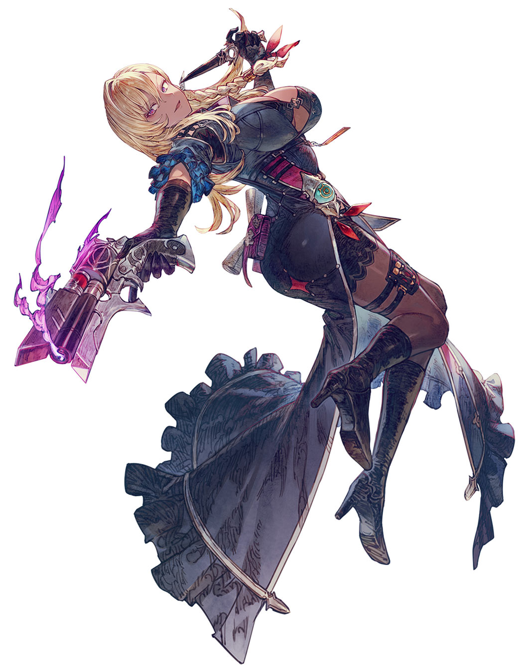 Nina Battle Art from Atelier Yumia: The Alchemist of Memories & the Envisioned Land
