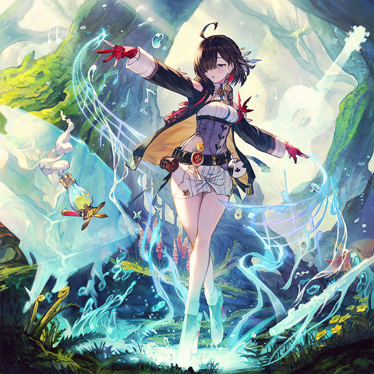 Soundtrack Illustration from Atelier Yumia: The Alchemist of Memories & the Envisioned Land