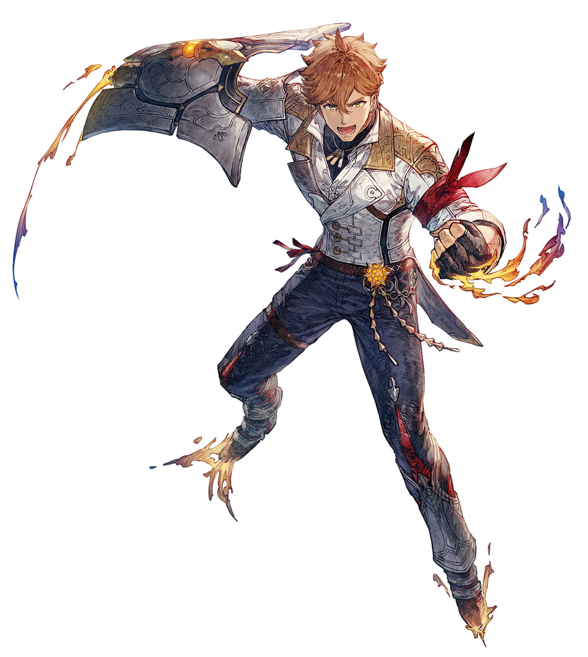 Viktor Battle Art from Atelier Yumia: The Alchemist of Memories & the Envisioned Land
