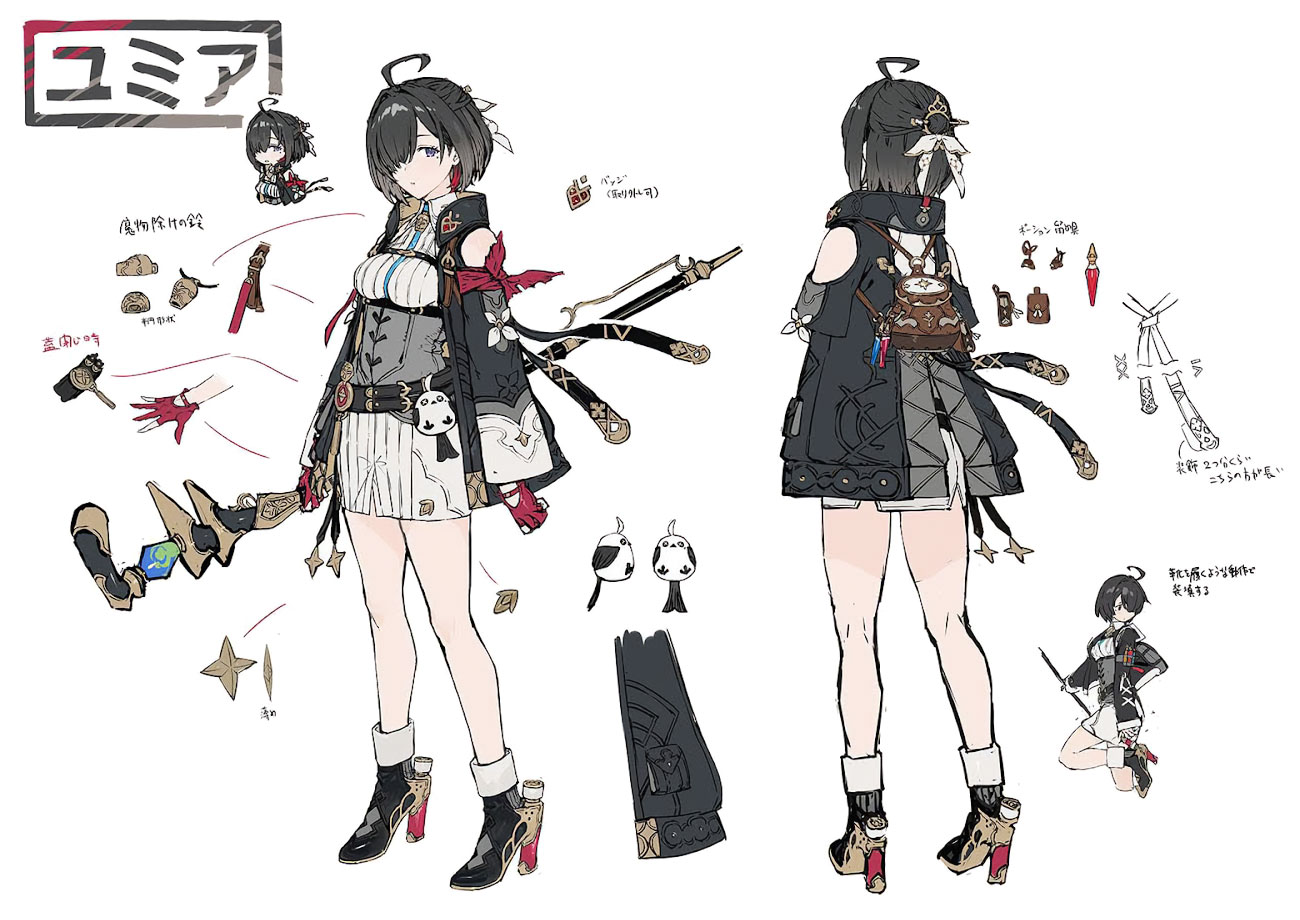 Yumia Liessfeldt Concept Art from Atelier Yumia: The Alchemist of Memories & the Envisioned Land