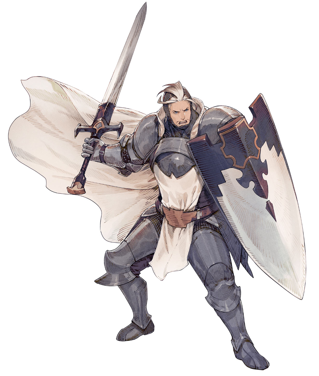 Argent Heinkel Art from Bravely Default: Brilliant Lights