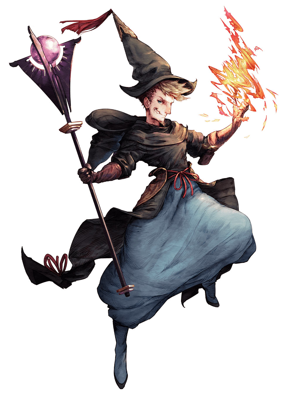 Ominas Crowe Art from Bravely Default: Brilliant Lights