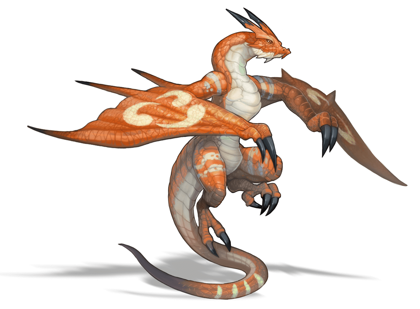 Ancient Red Dragon Art from Breath of Fire 6