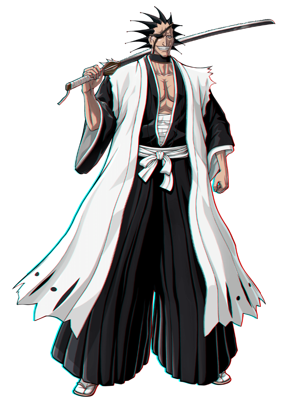 Kenpachi Zaraki Art from Bleach Rebirth of Souls