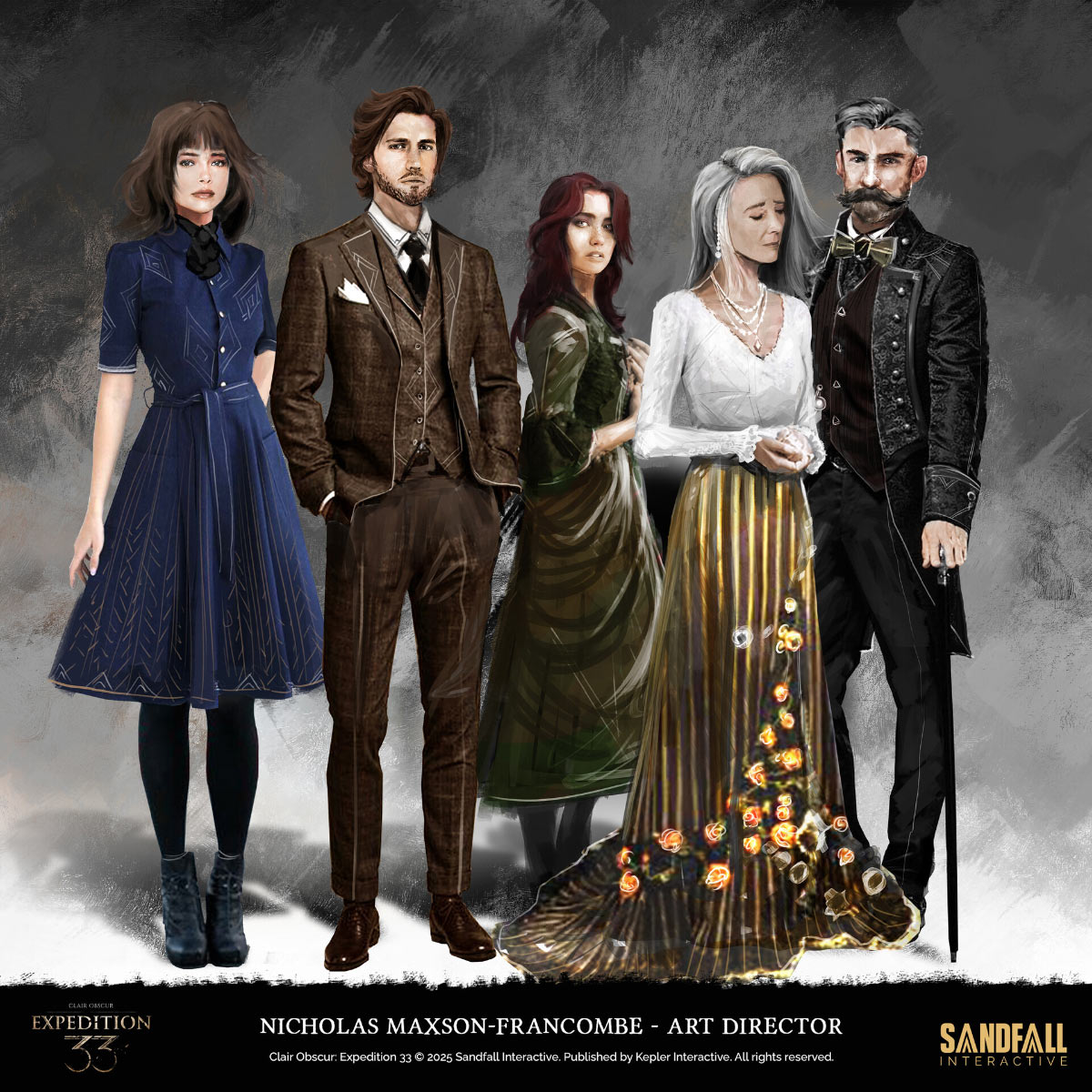 Dessendre Family Concept Art from Clair Obscur: Expedition 33