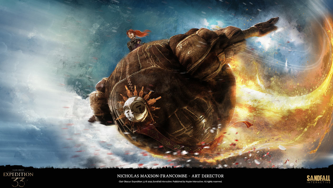 Esquie Splash Artwork from Clair Obscur: Expedition 33