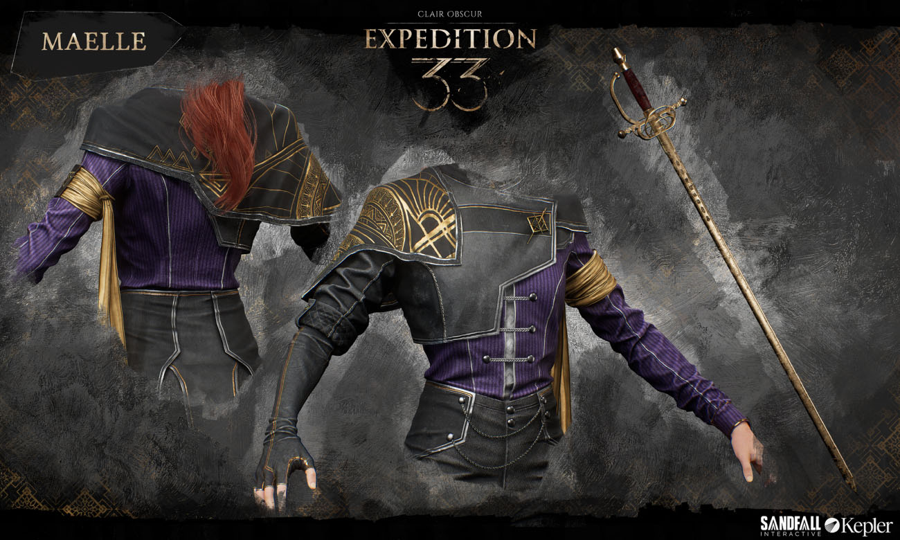 Maelle Outfit Art from Clair Obscur: Expedition 33
