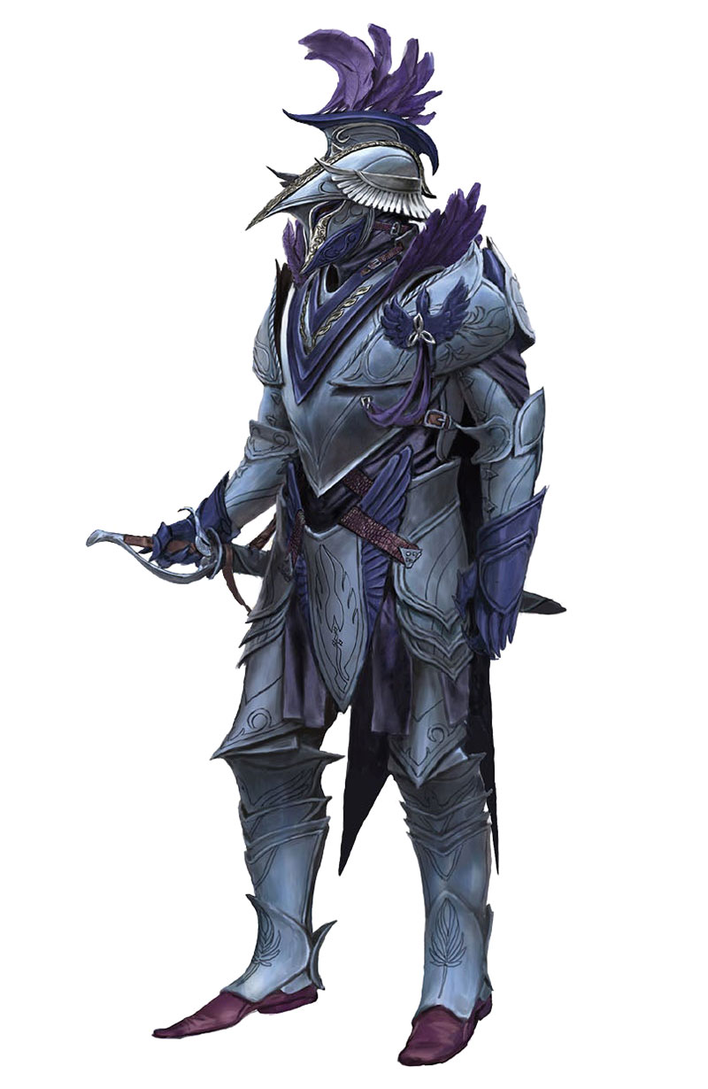 Antivan Crow Heavy Armor Art from Dragon Age: The Veilguard