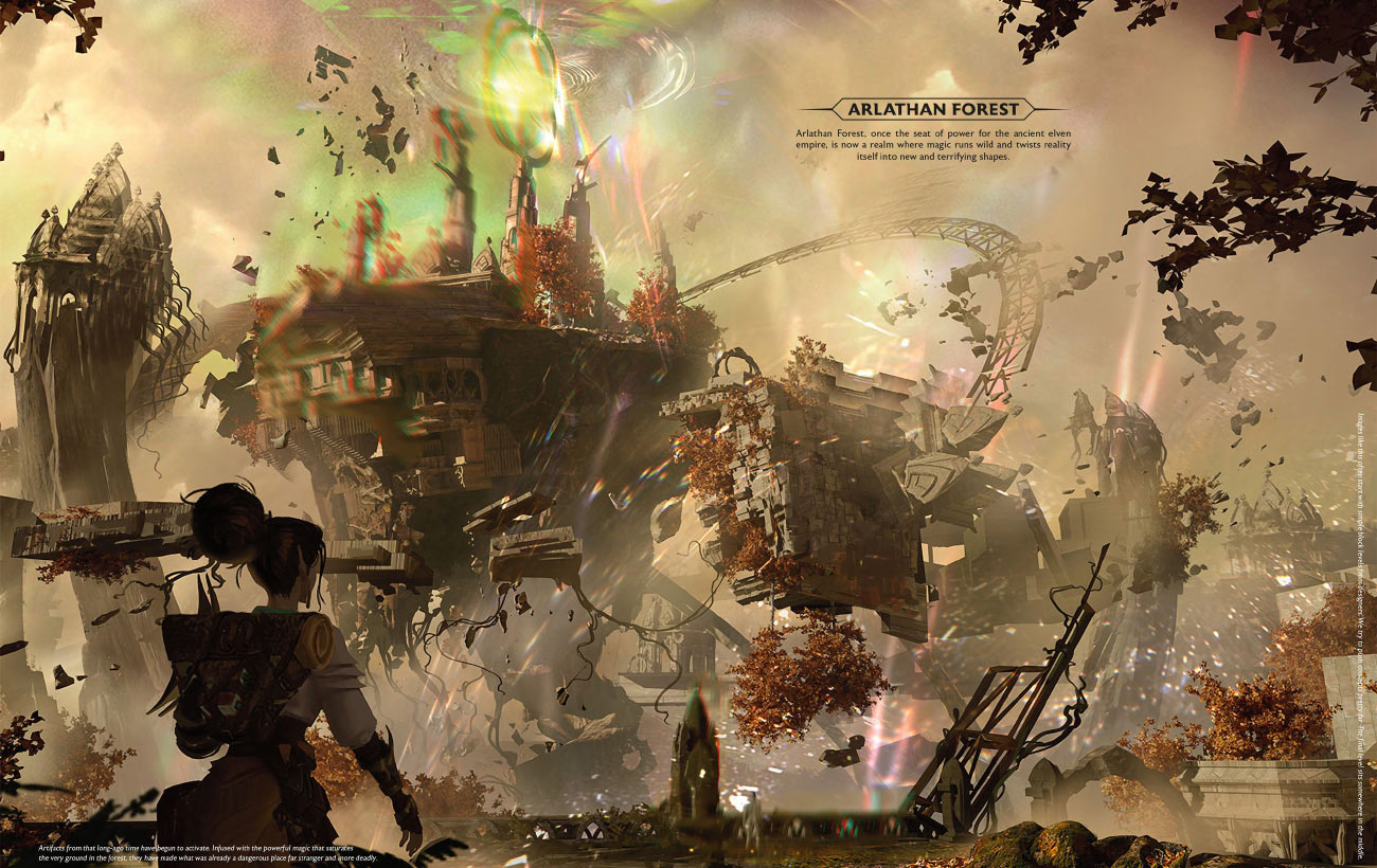 Arlathan Forest Concept Art from Dragon Age: The Veilguard