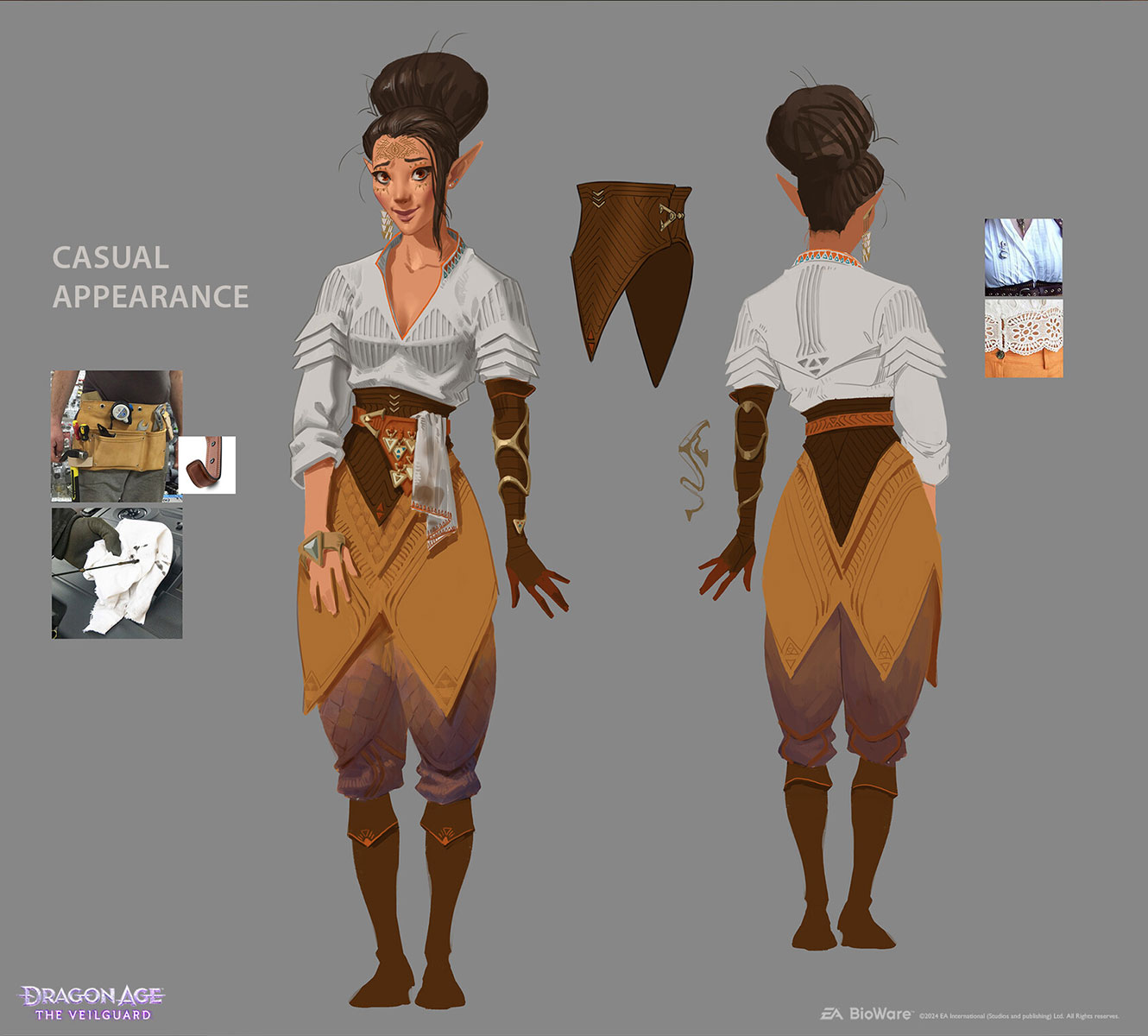 Bellara Casual Concept Art from Dragon Age: The Veilguard