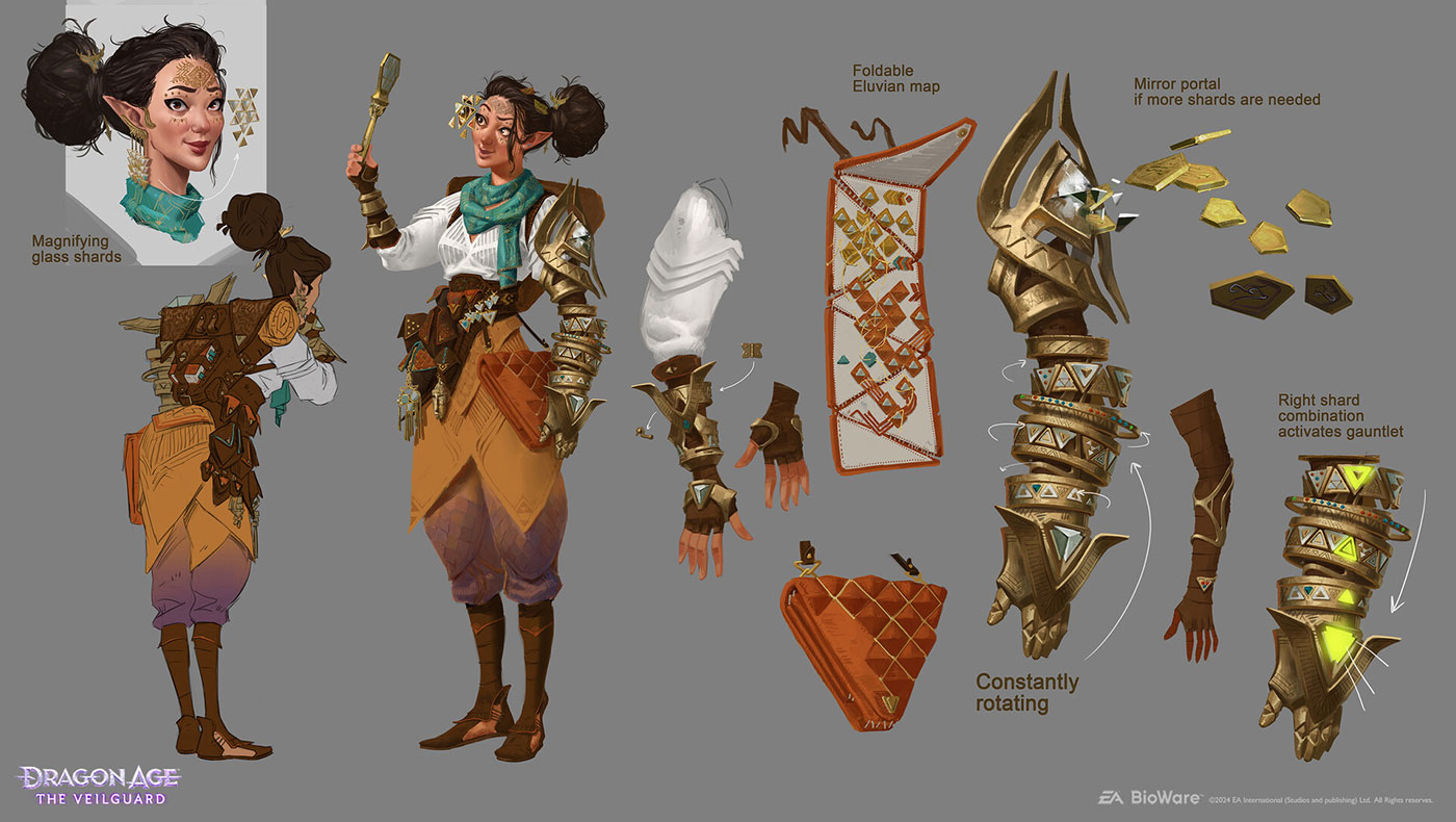 Bellara Concept Art from Dragon Age: The Veilguard