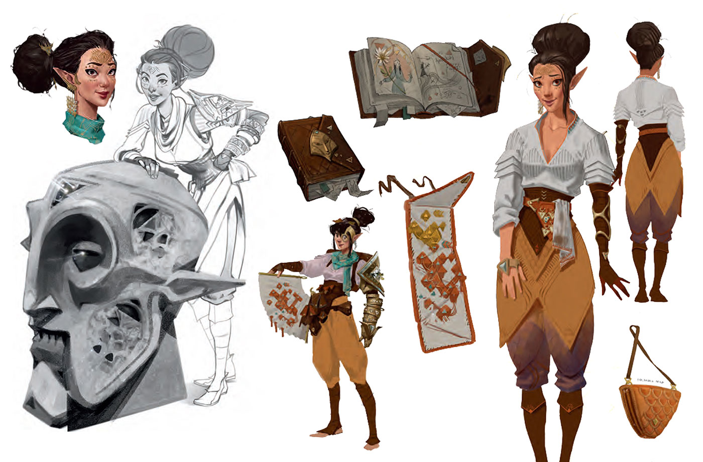 Bellara Lutare Concept Art from Dragon Age: The Veilguard