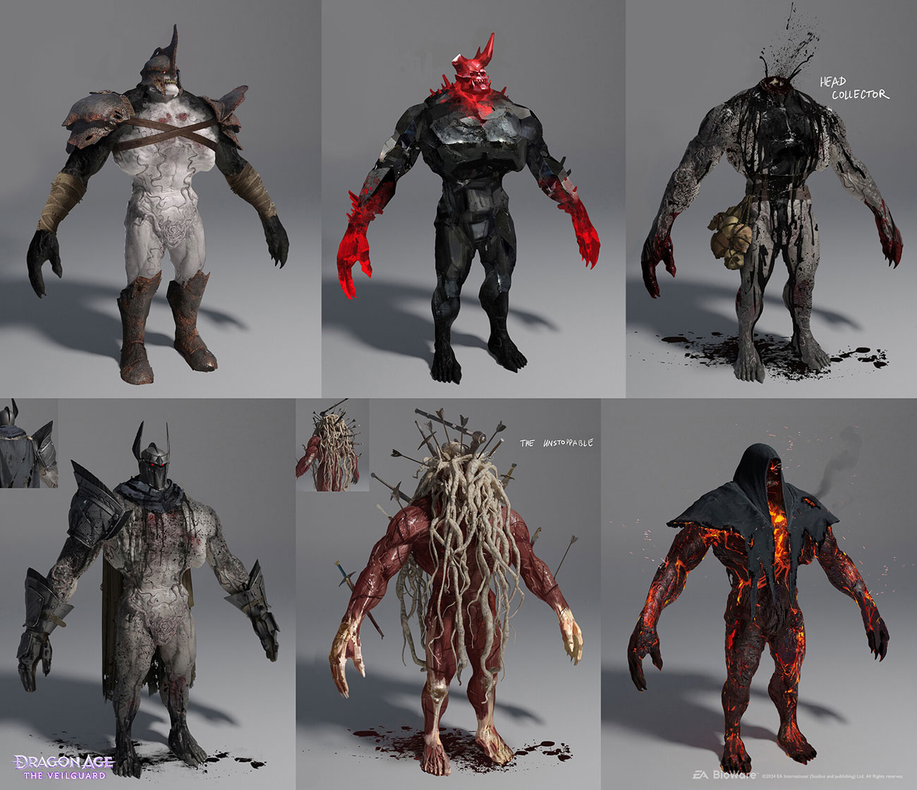 Crossroads Enemies Art from Dragon Age: The Veilguard