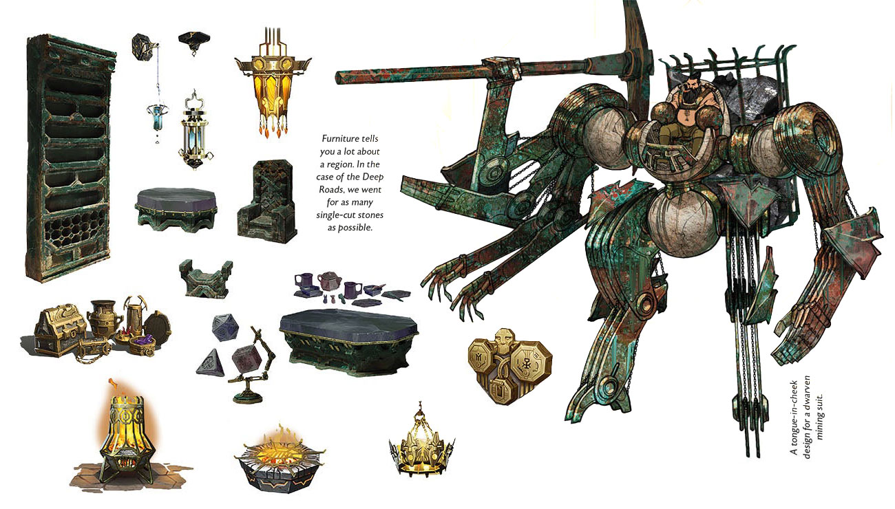 Dwarven Mining Suit Art from Dragon Age: The Veilguard