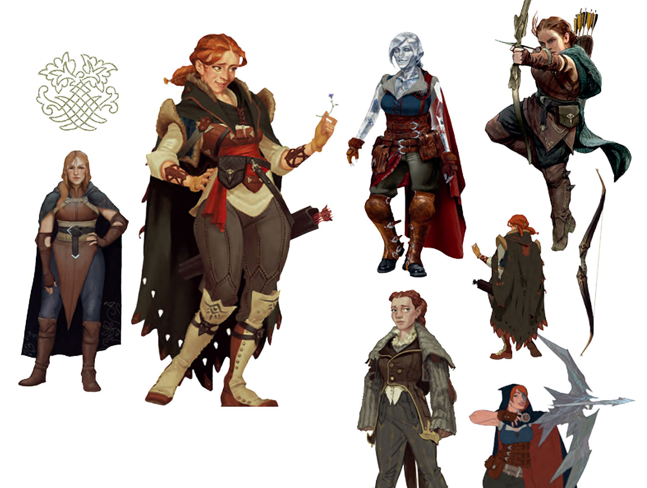 Lace Harding Concept Art from Dragon Age: The Veilguard