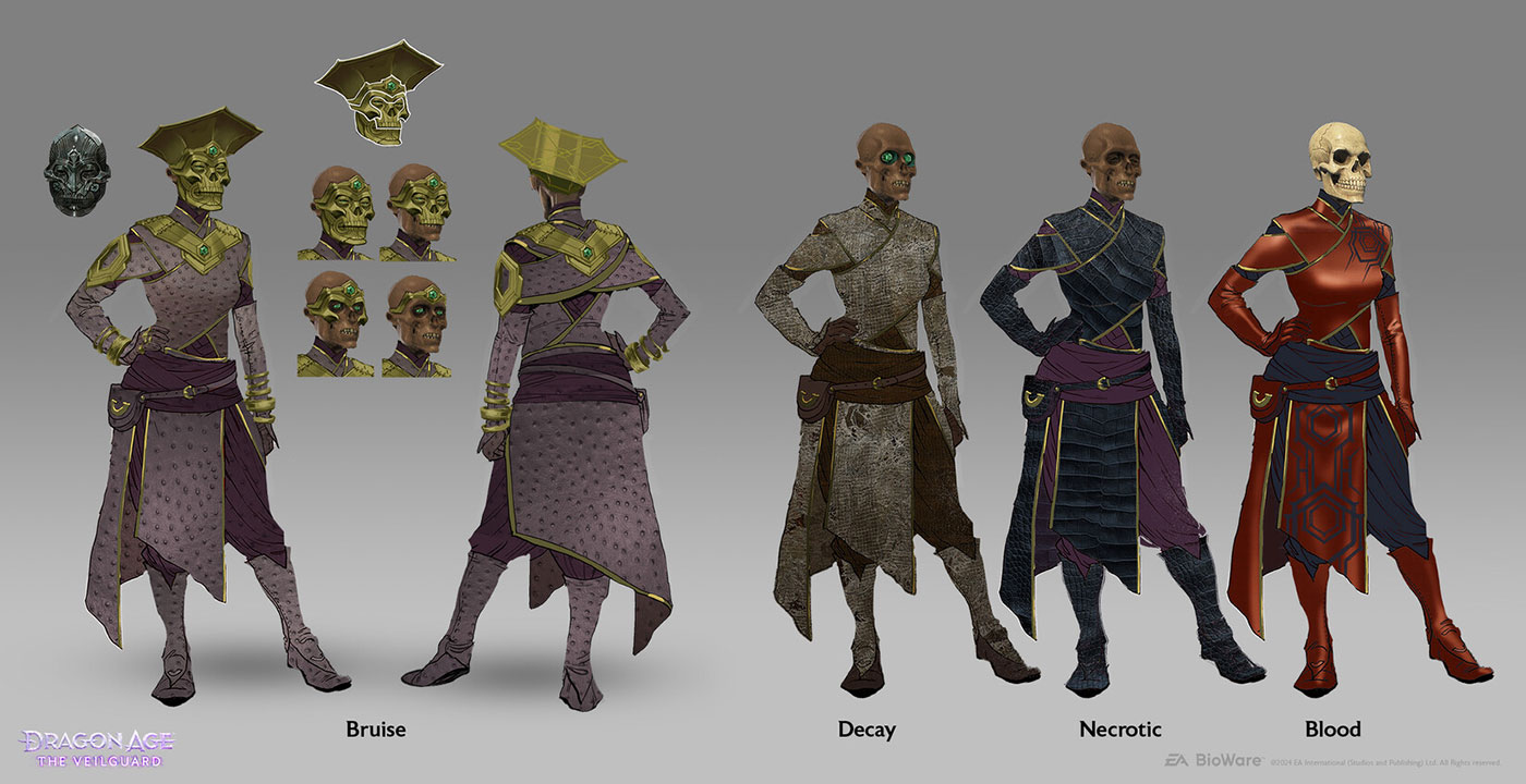 Necropolis Nobility Concept Art from Dragon Age: The Veilguard