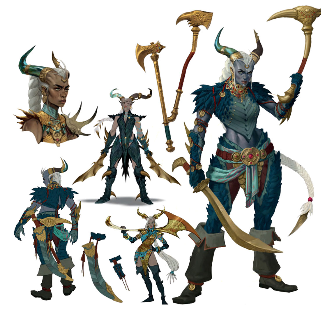 Taash Concept Art from Dragon Age: The Veilguard