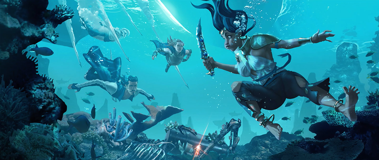 Underwater Concept Art from Dragon Age: The Veilguard