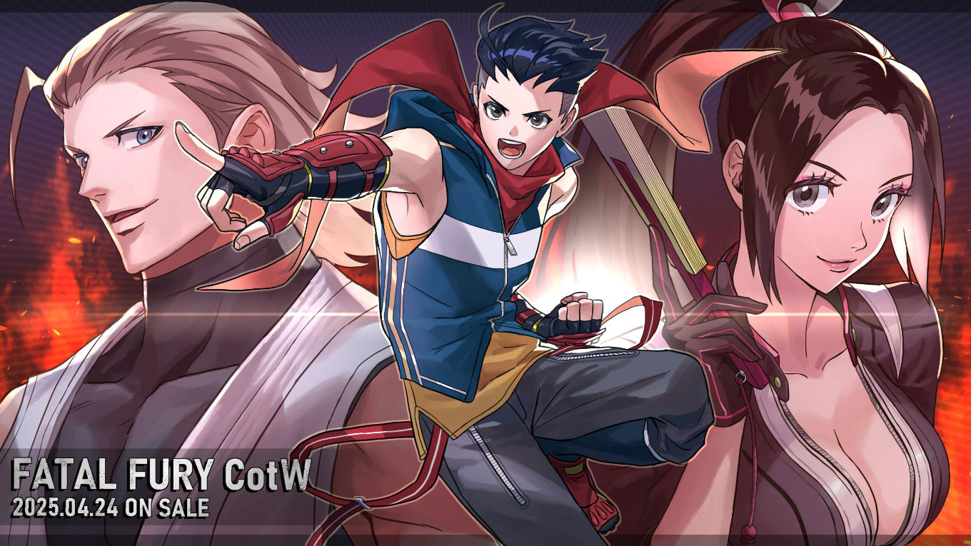 Andy, Hokutomaru, and Mai Promo Art by Nayuta from Fatal Fury: City of the Wolves