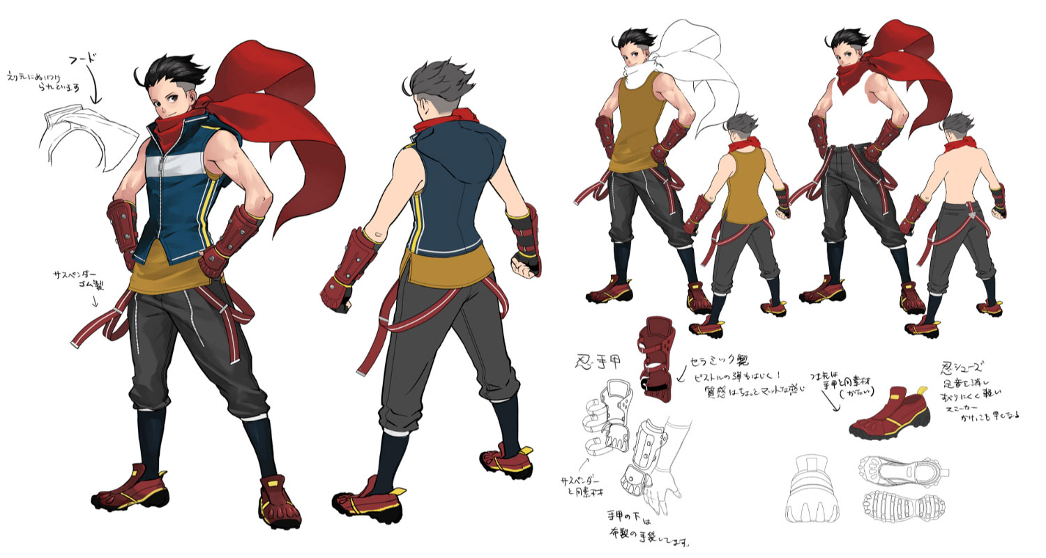 Hokutomaru Concept Art from Fatal Fury: City of the Wolves