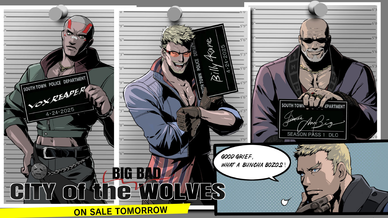 Vox, Kane, Mr. Big, and Kevin by Tonko from Fatal Fury: City of the Wolves