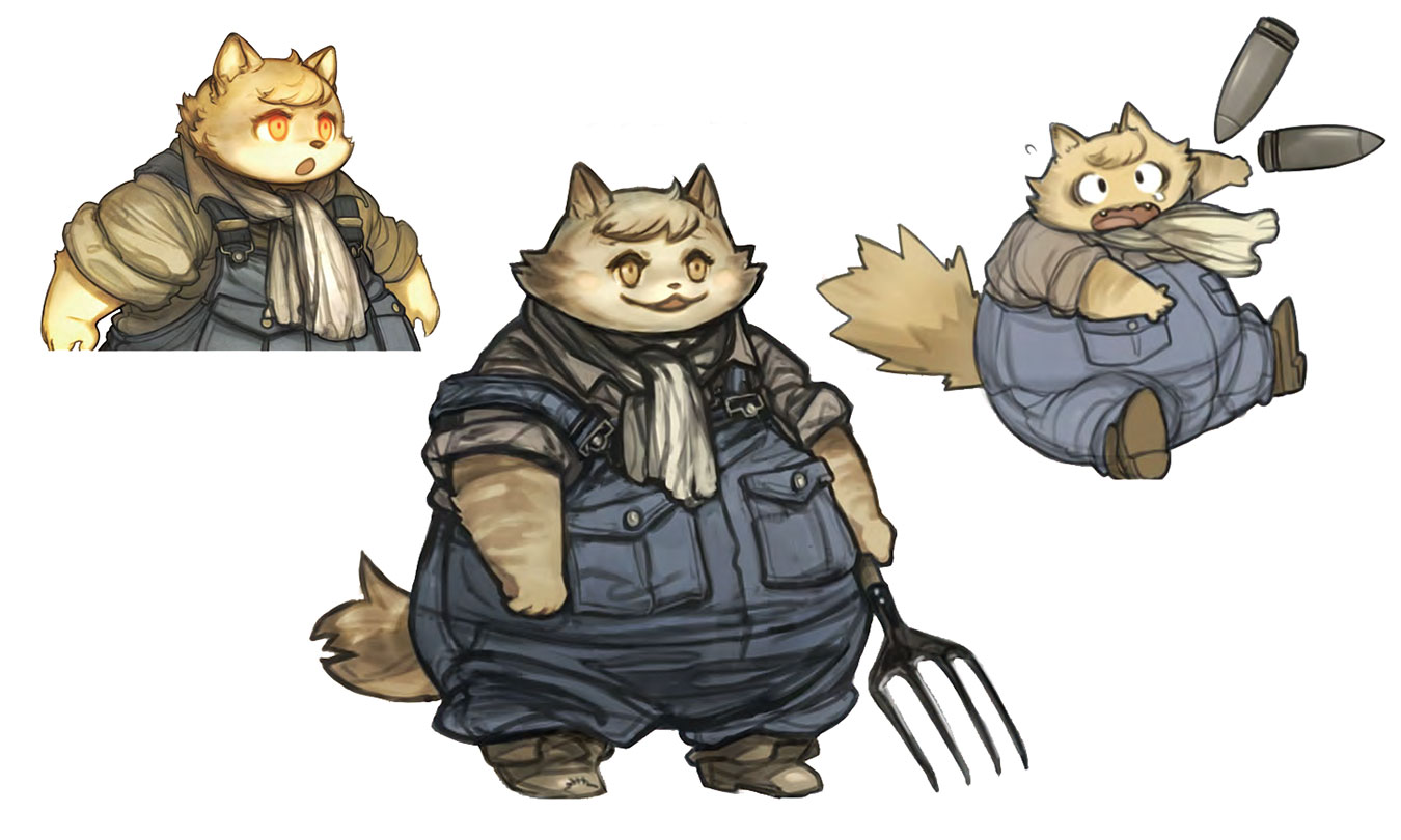 Boron Brioche Artwork from Fuga: Melodies of Steel