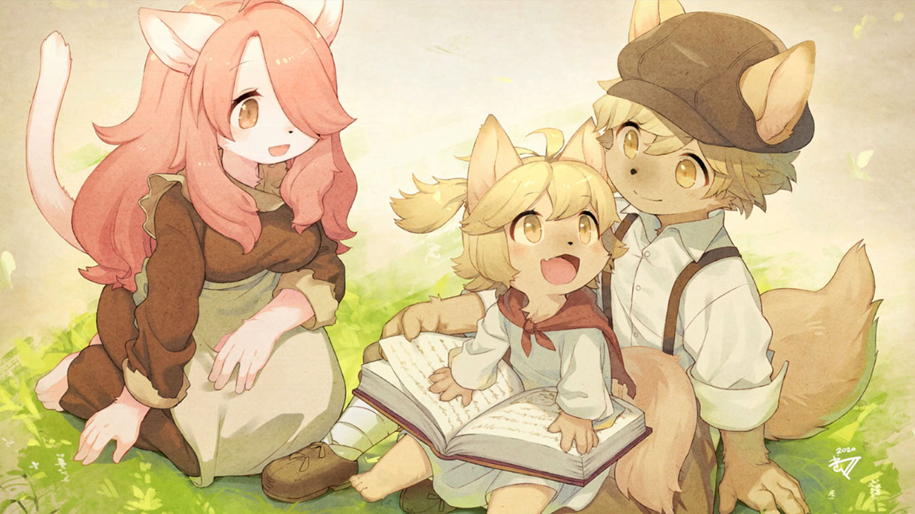 Chapter End Card 1 Art from Fuga: Melodies of Steel