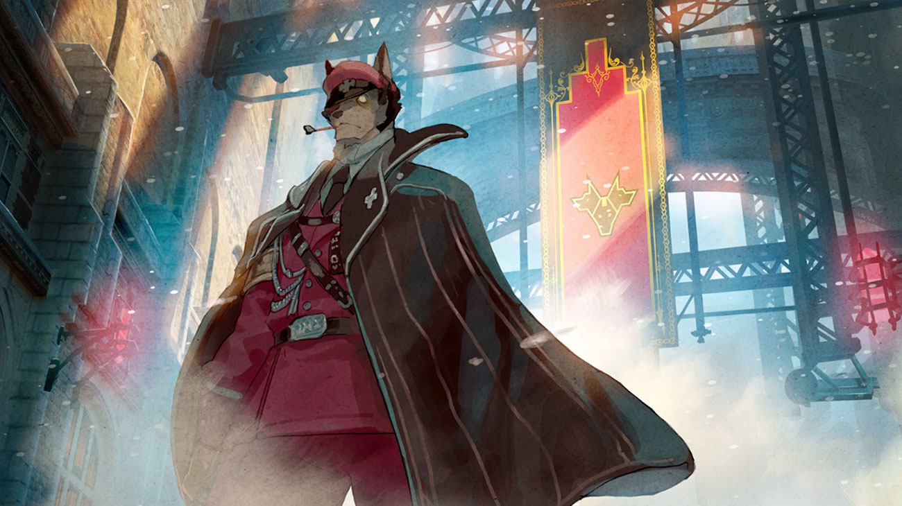 Chapter End Card 10 Art from Fuga: Melodies of Steel