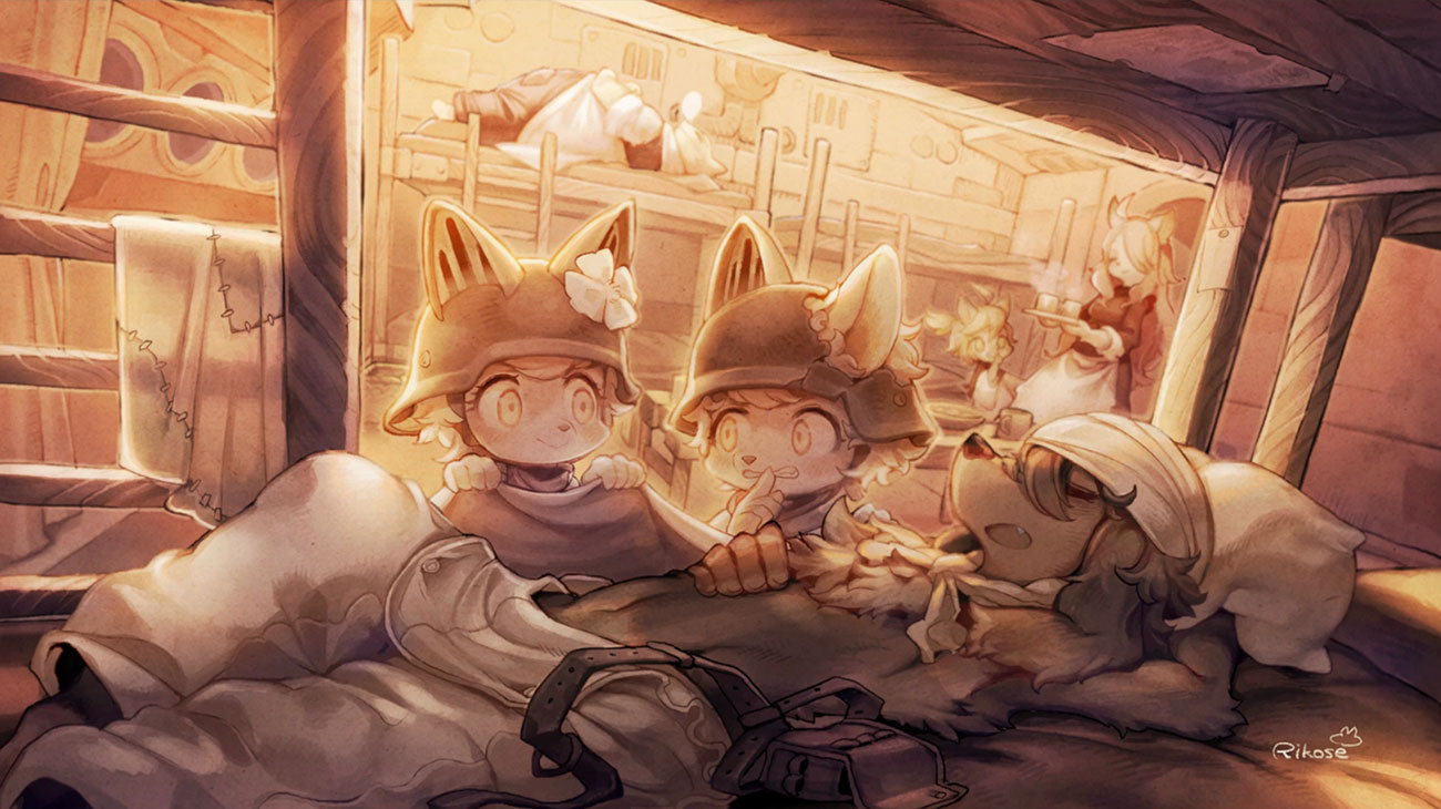 Chapter End Card 5 Art from Fuga: Melodies of Steel