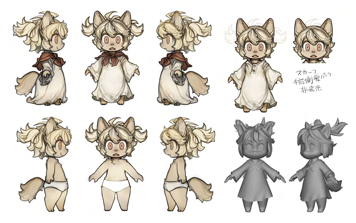 Mei Marzipan Concept Art from Fuga: Melodies of Steel