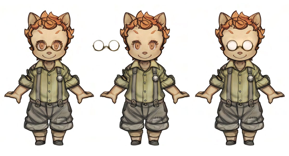 Socks Million Concept Art from Fuga: Melodies of Steel