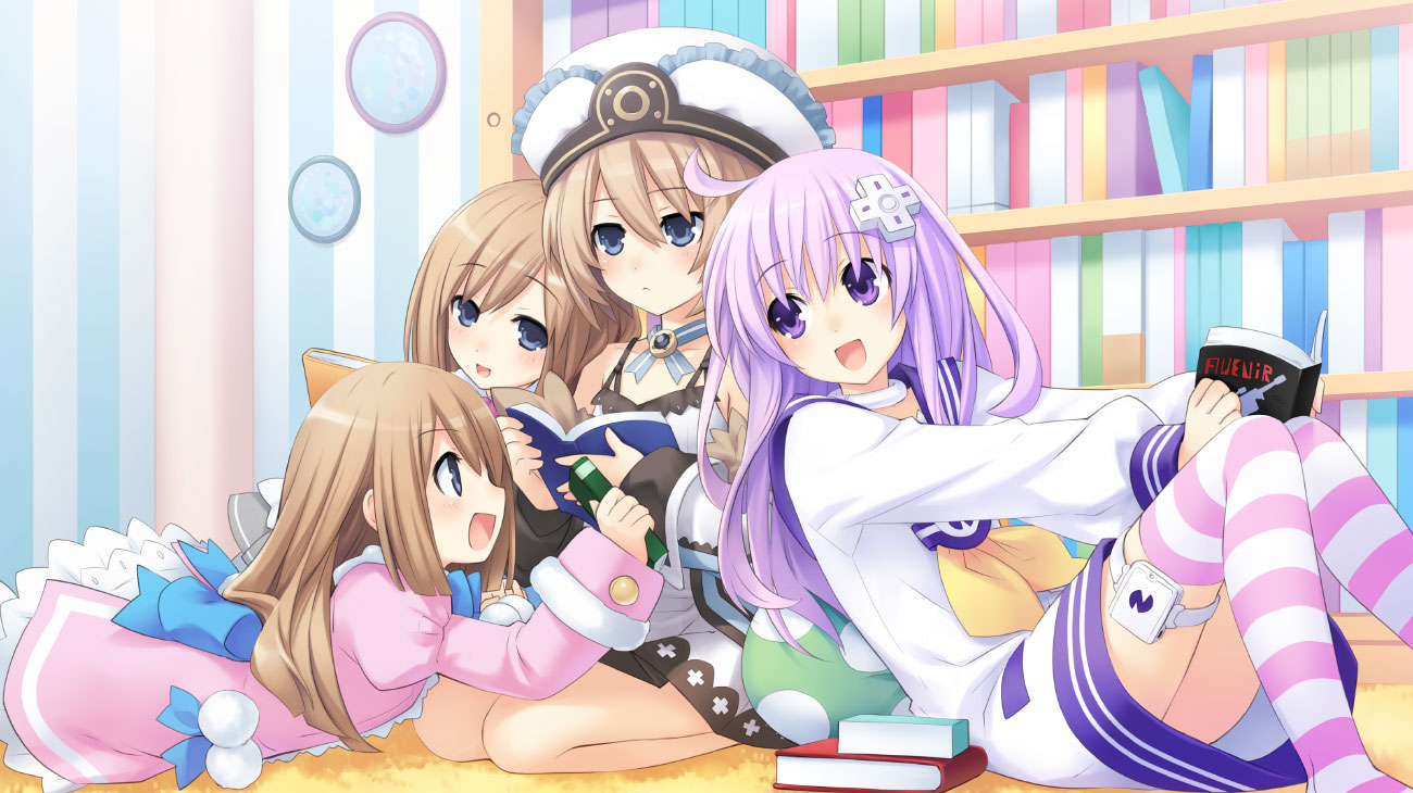 Lowee Ending Art from Hyperdimension Neptunia mk2