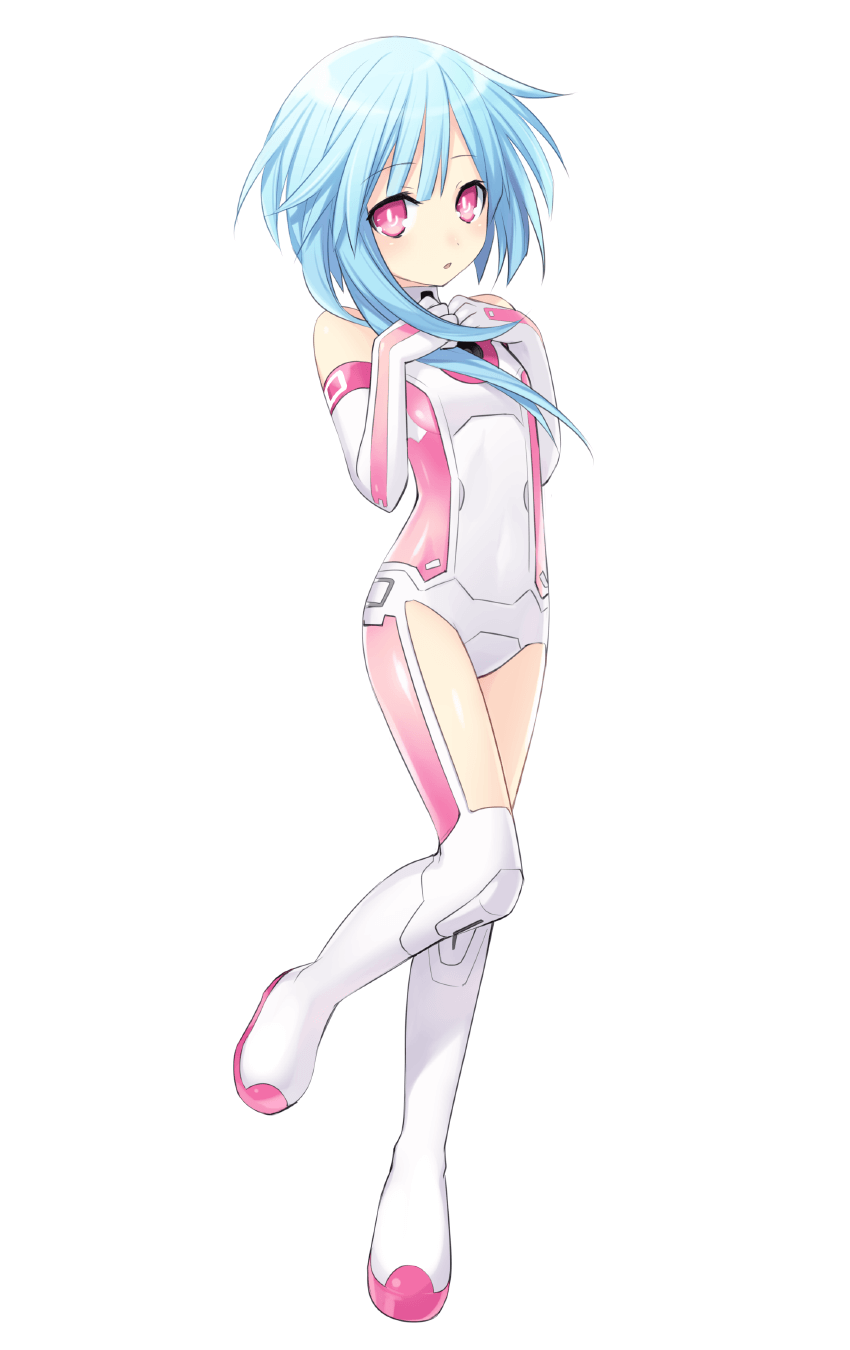 Rom (White Sister) Art from Hyperdimension Neptunia mk2