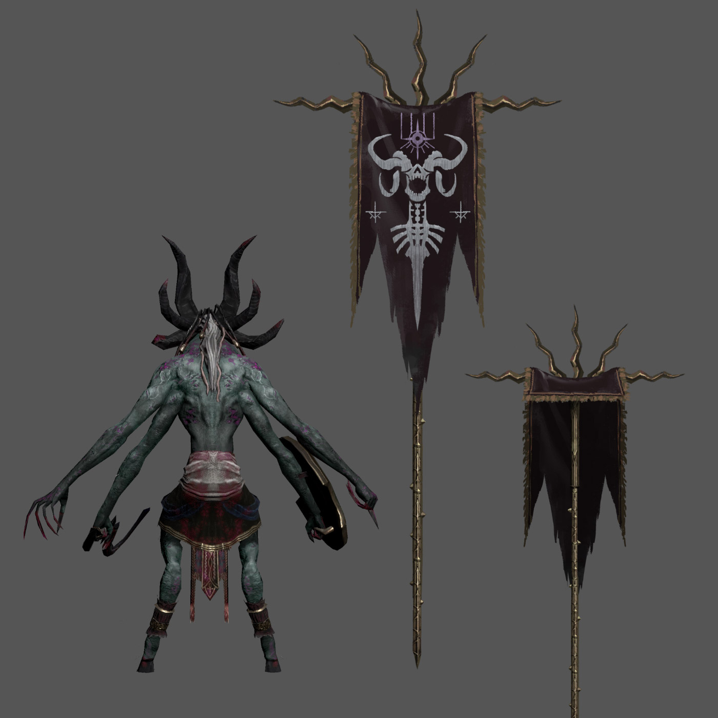 Death Priest Artwork from Lineage W