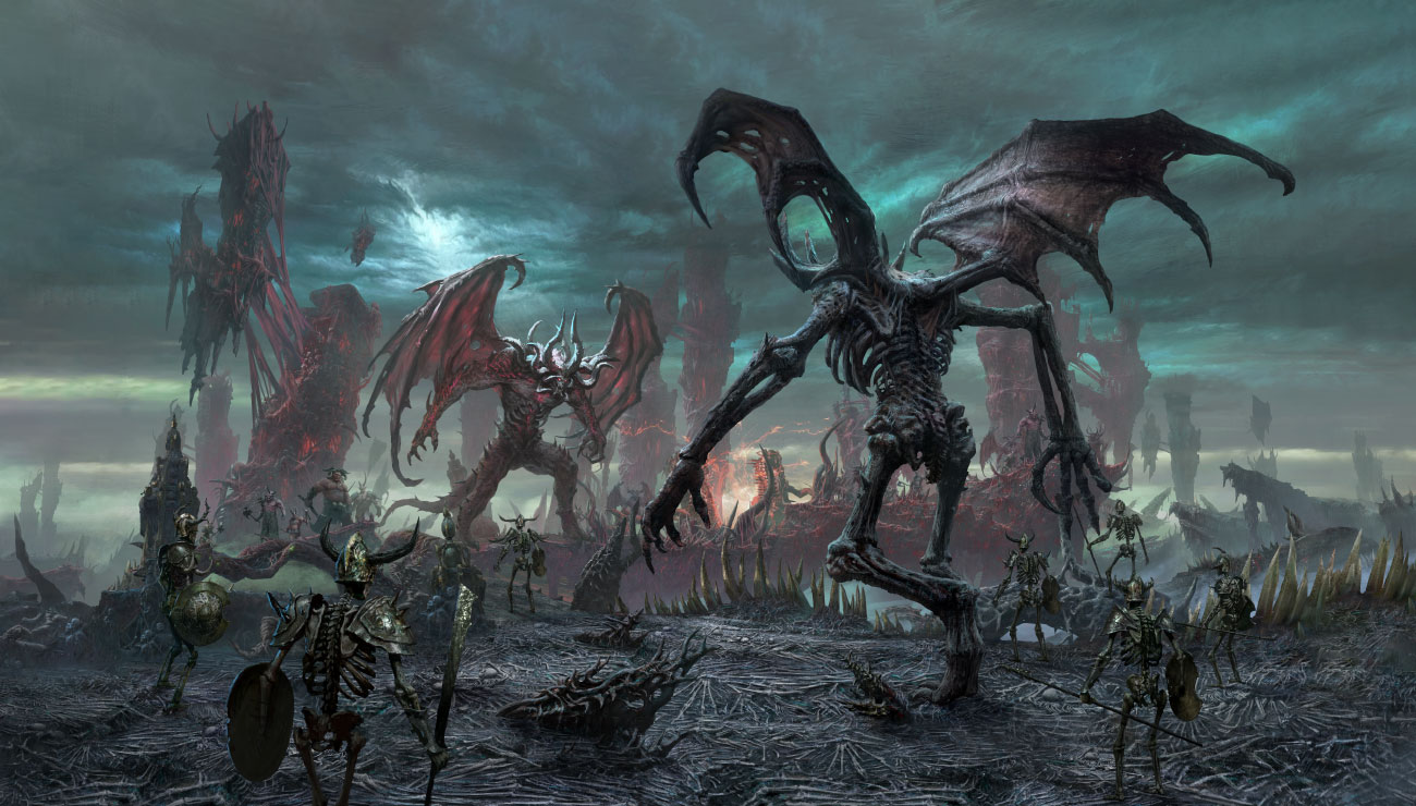 Demon Login Window Illustration from Lineage W