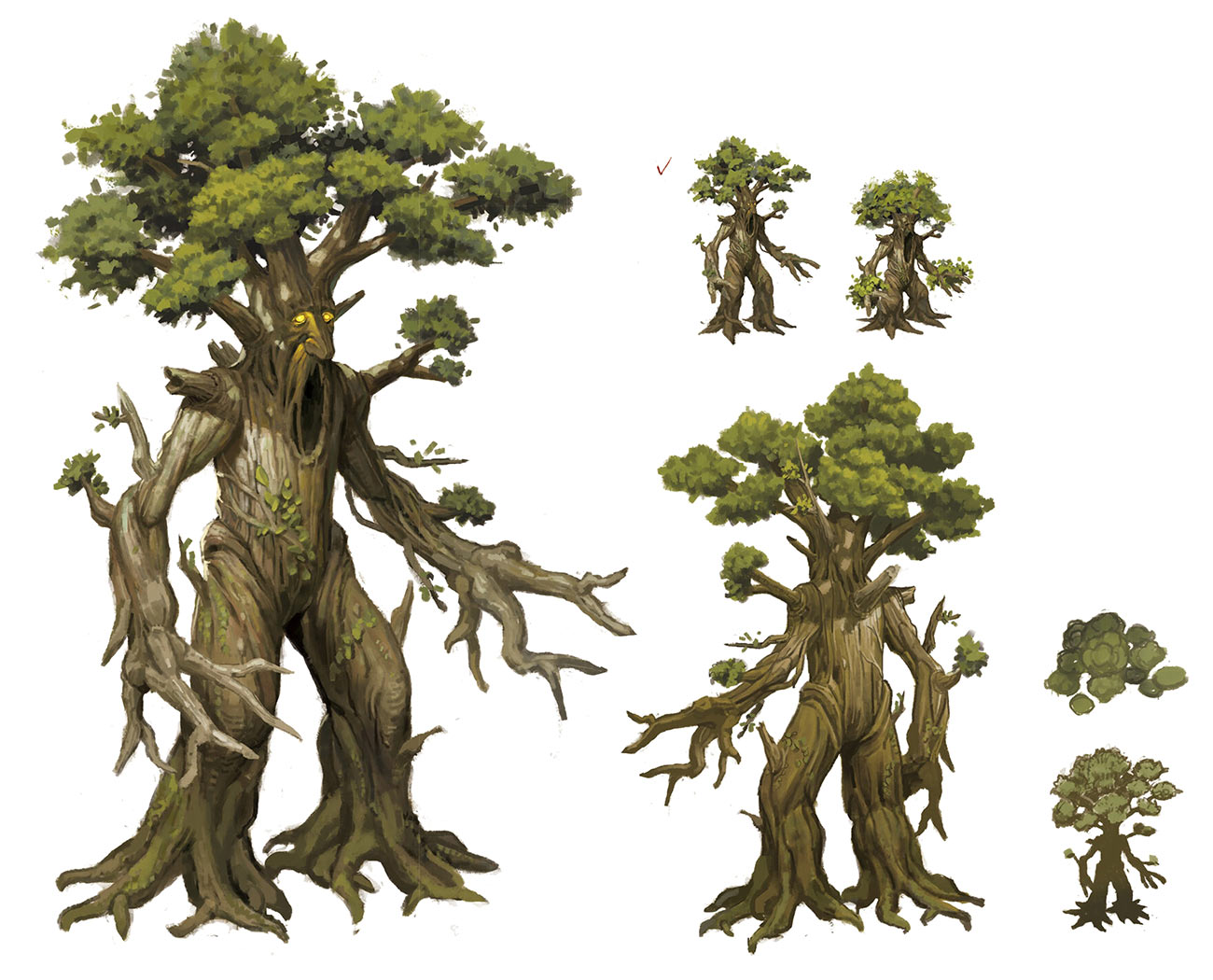 Ents Concept Art from Lineage W