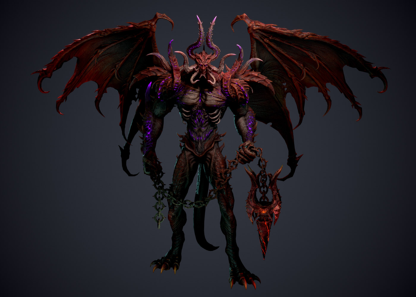 Fire Demon Art from Lineage W