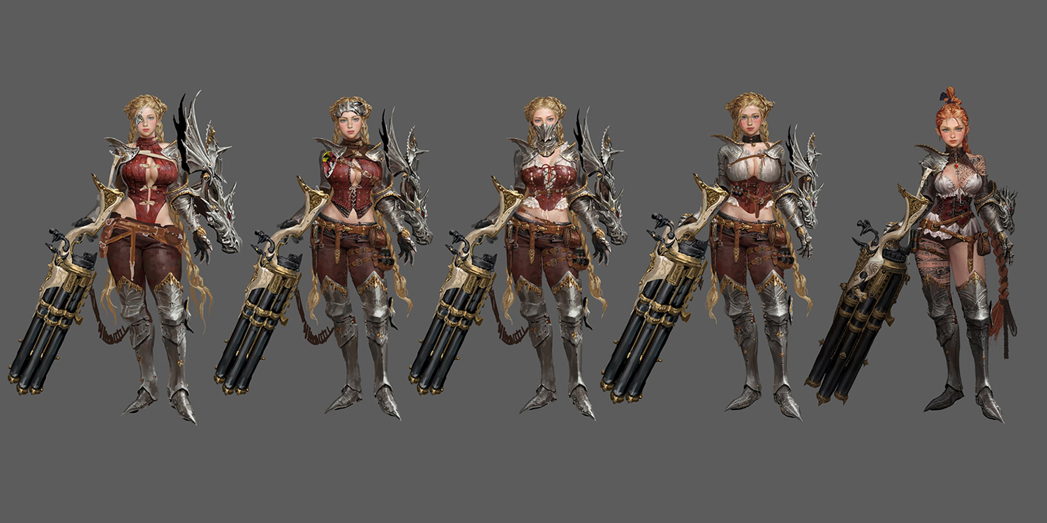 Gunslinger Designs from Lineage W